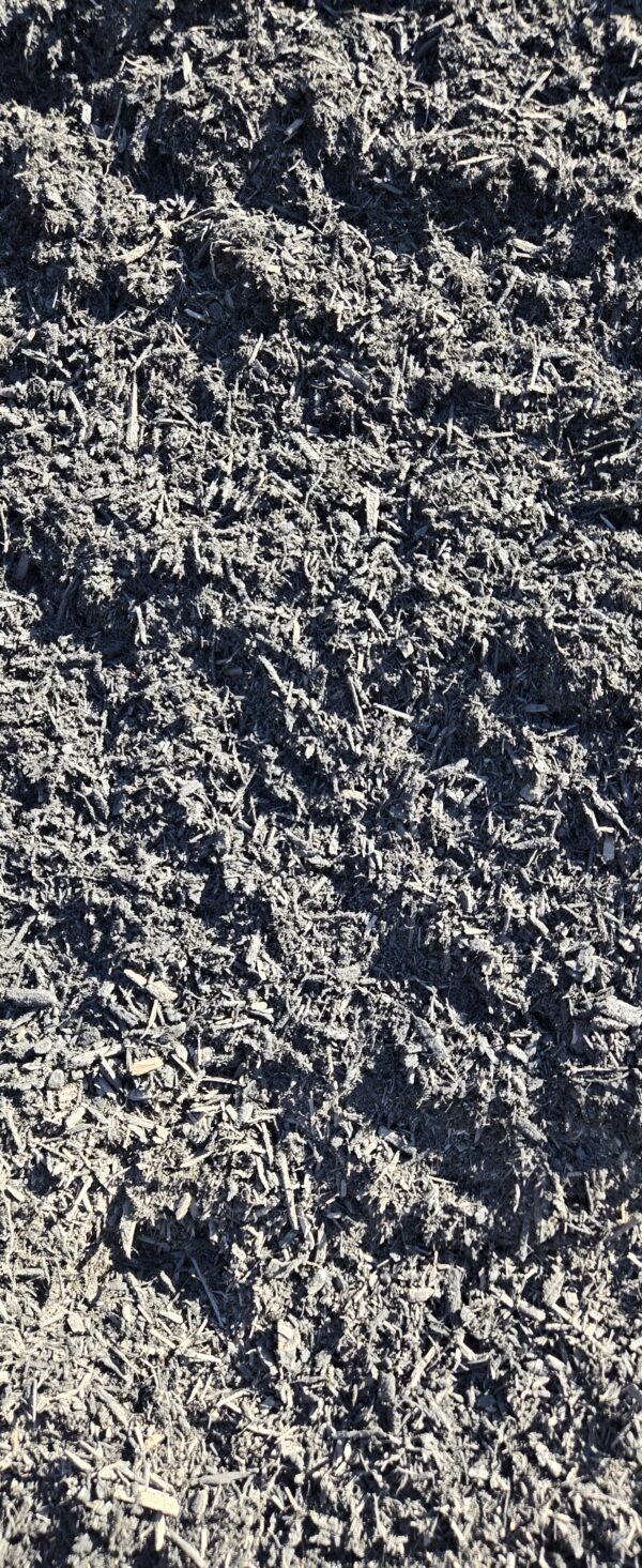 All Natural Bark Mulch - Dyed Black